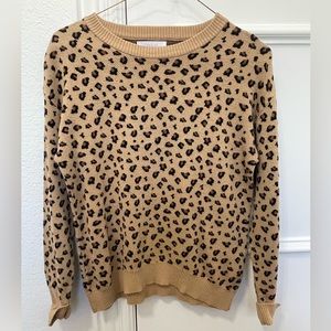 Zara animal print sweater